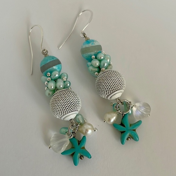 “Ocean Poem” earrings - Picture 14 of 17